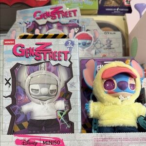 Disney GenZ Street Stitch Plush Toy - Blue and Yellow